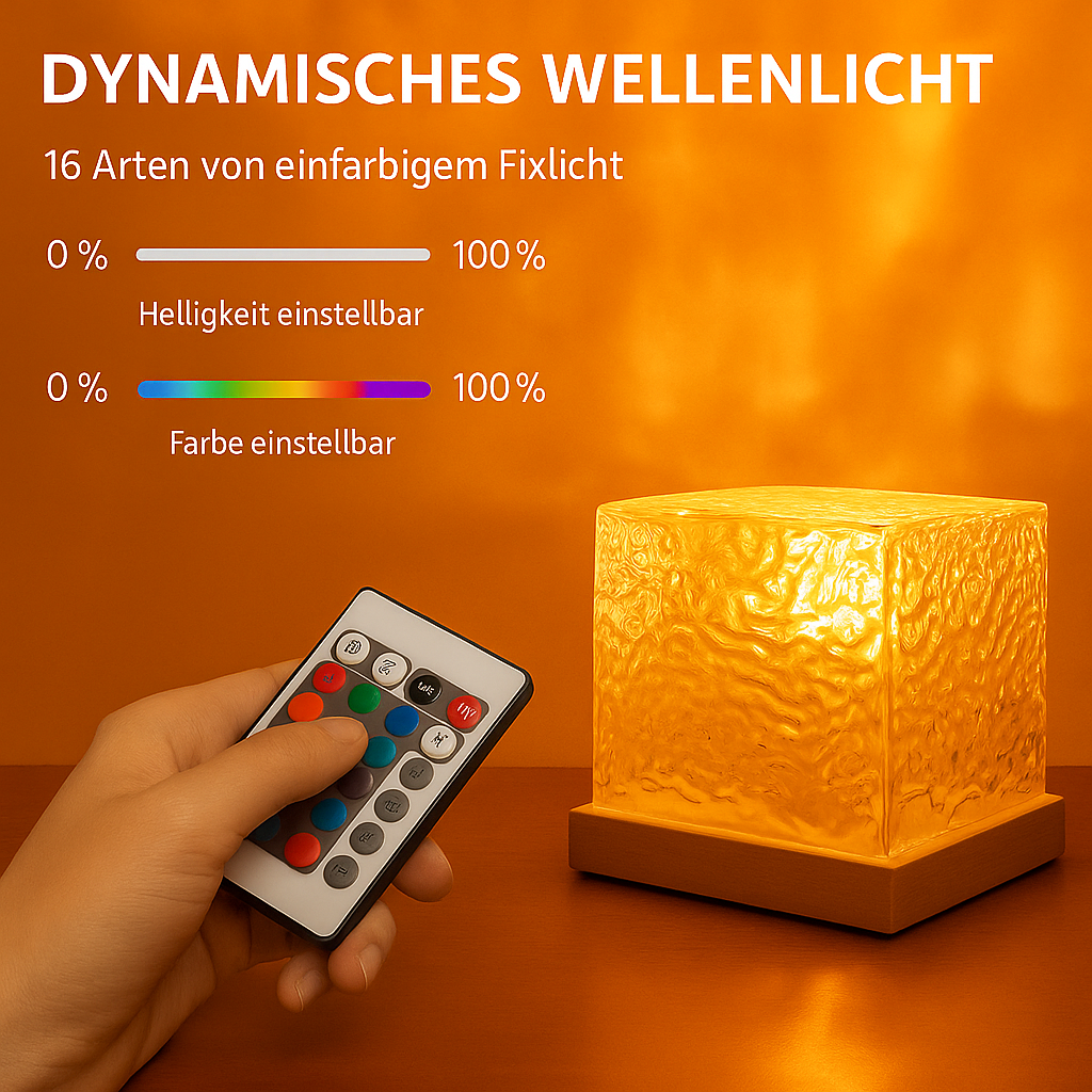 Glowéa™ | LED Glas-Design Tischlampe