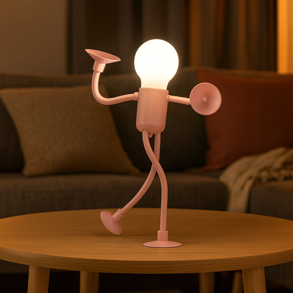 Bulbino™ | Flexible LED-Deko Tischlampe Rosa