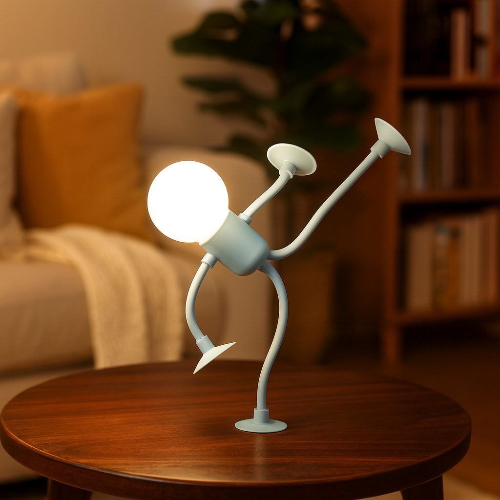 Bulbino™ | Flexible LED-Deko Tischlampe Blau