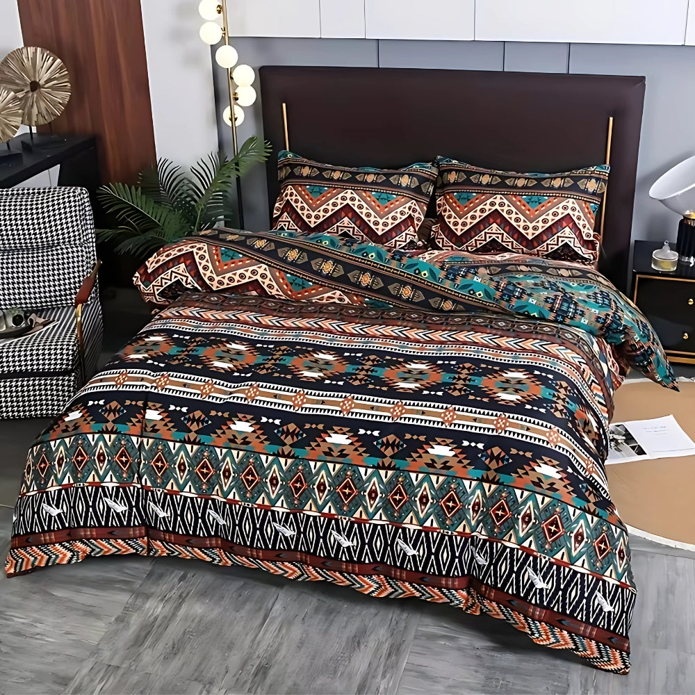 Bettwäsche-Set mit Boho-Ethnomuster