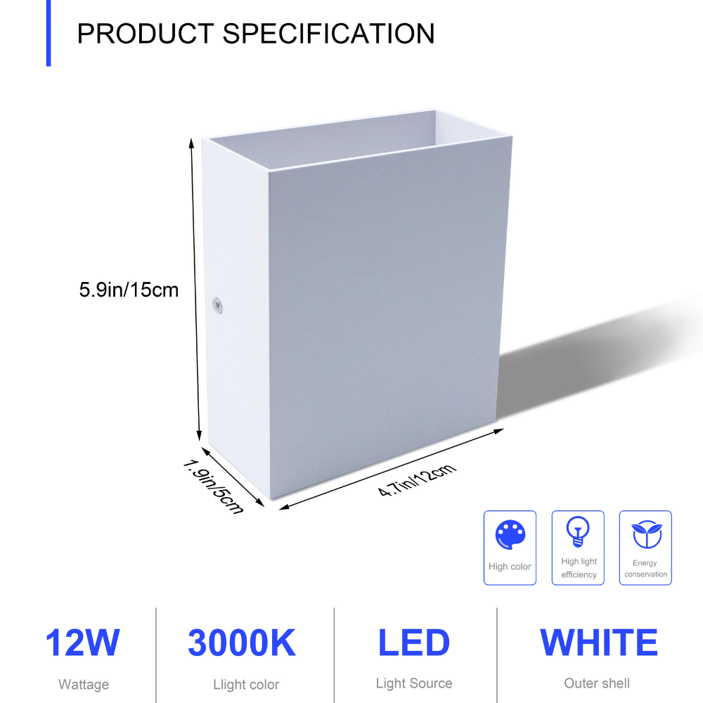 Alunova™ | LED Up-&amp;-Down-Wandleuchte