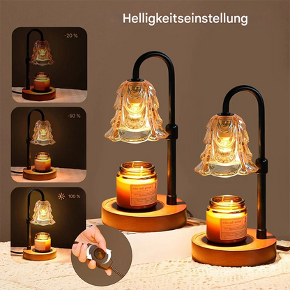 Kerzenwärmer Lampe mit Timer & Dimmer – Vintage Candle Warmer für Duftkerzen & Wachsschmelzer