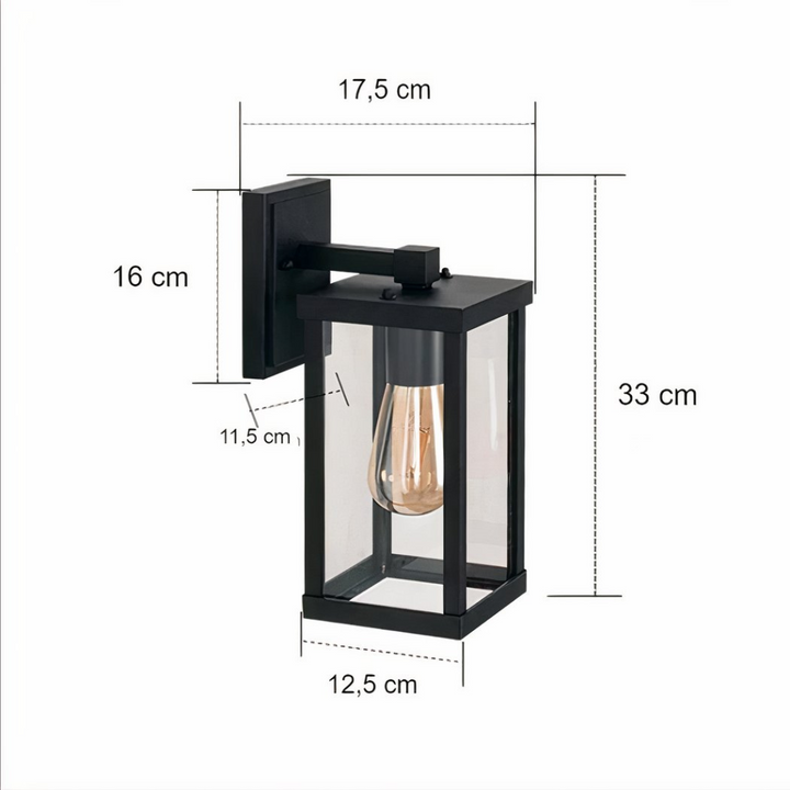 Noirglass™ | Moderne Außenwandleuchte