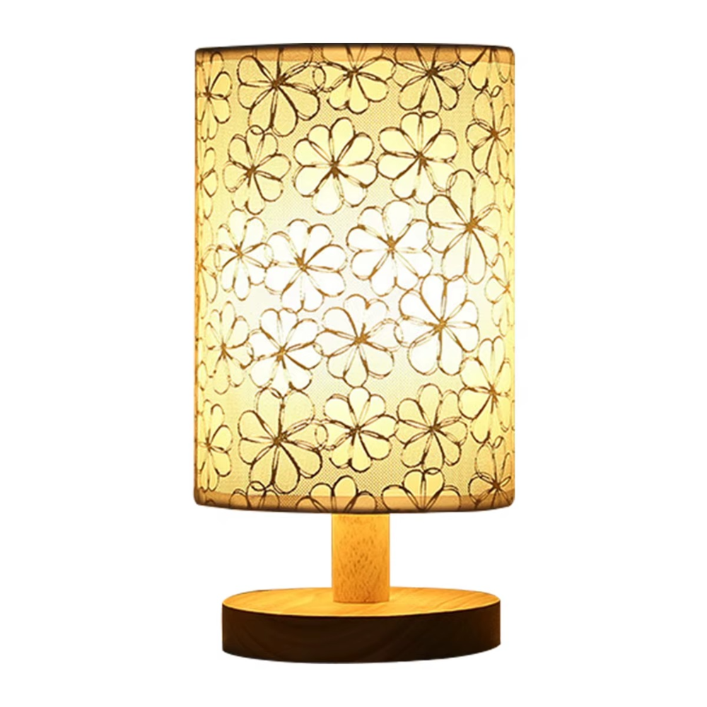 Woodoria™ | Holz-Nachtlicht Tischlampe Pflaumenmuster