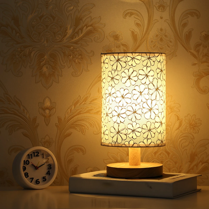Woodoria™ | Holz-Nachtlicht Tischlampe