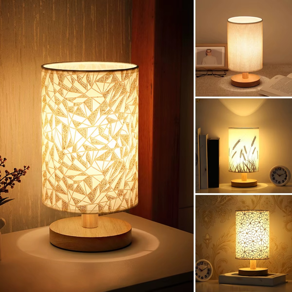 Woodoria™ | Holz-Nachtlicht Tischlampe