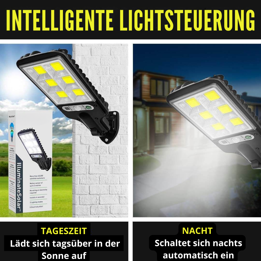 Sensosol™ | Solar-LED Außenlampe mit Bewegungsmelder