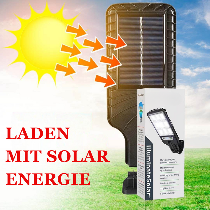 Sensosol™ | Solar-LED Außenlampe mit Bewegungsmelder