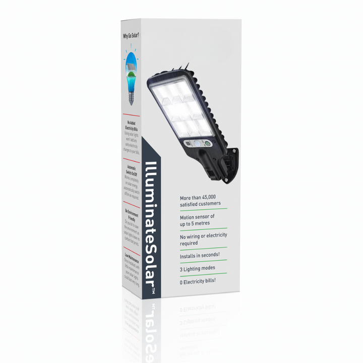Sensosol™ | Solar-LED Außenlampe mit Bewegungsmelder