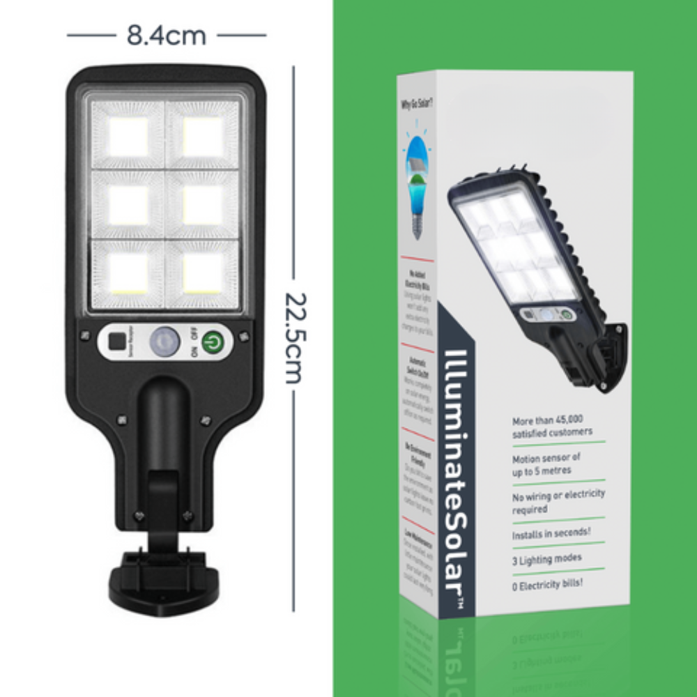 Sensosol™ | Solar-LED Außenlampe mit Bewegungsmelder