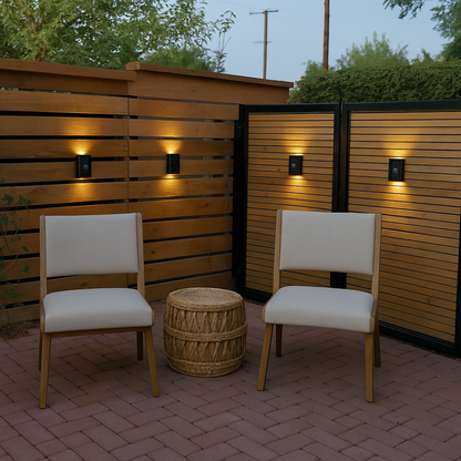 LumaSolar™ | Stilvolle Solar-Wandleuchte mit Lichteffekten