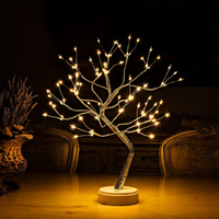LumaTree | LED Baum Lampe – Warmweißer Lichterbaum Deko | Bonsai LED Licht für Wohnzimmer & Schlafzimmer