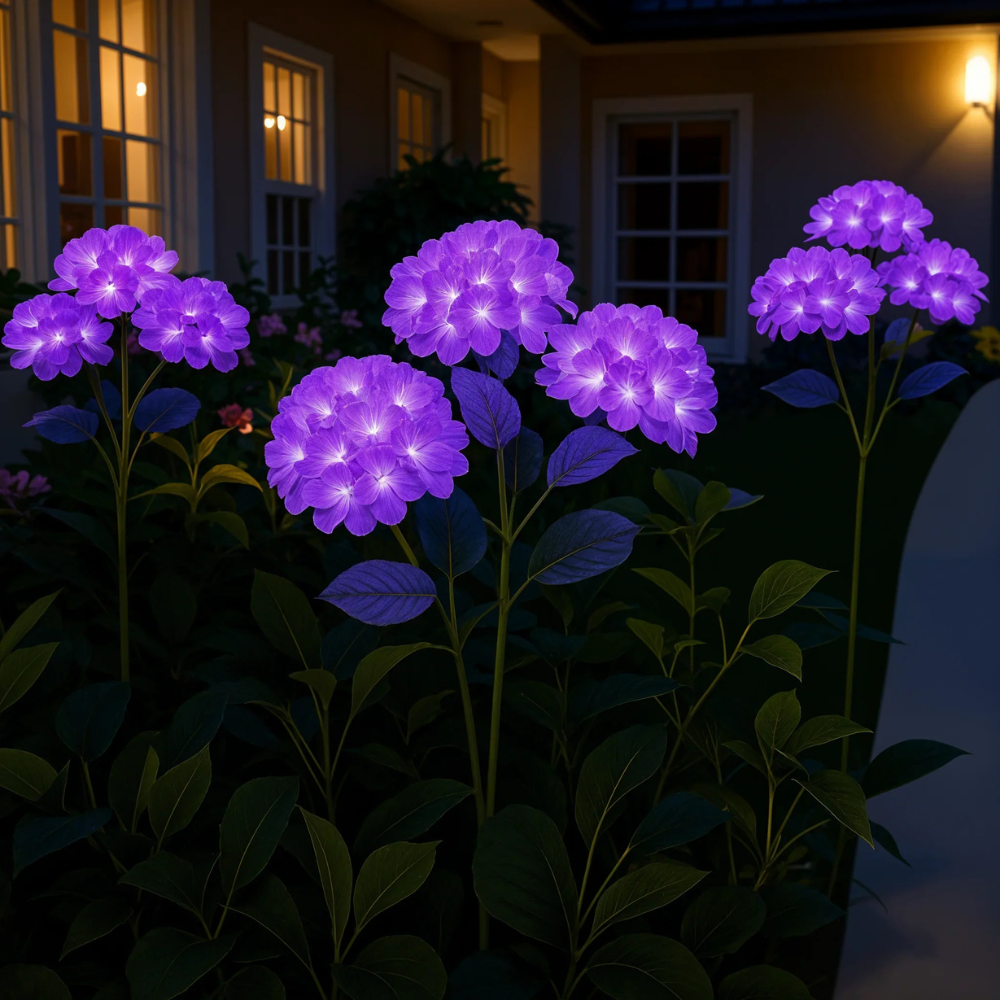 Florasol™ | LED Solar-Blumenleuchte Lila