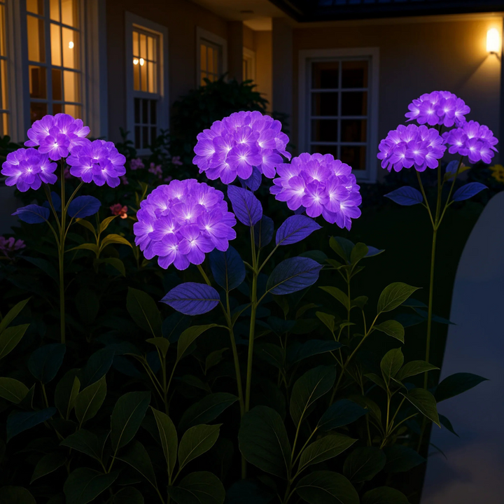 Florasol™ | LED Solar-Blumenleuchte Lila
