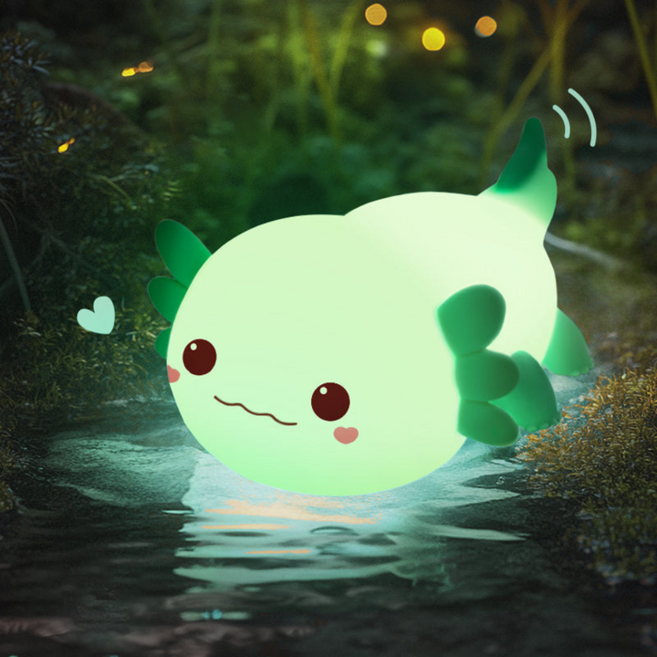 Axolume™ | LED Axolotl-Nachtlicht Grün