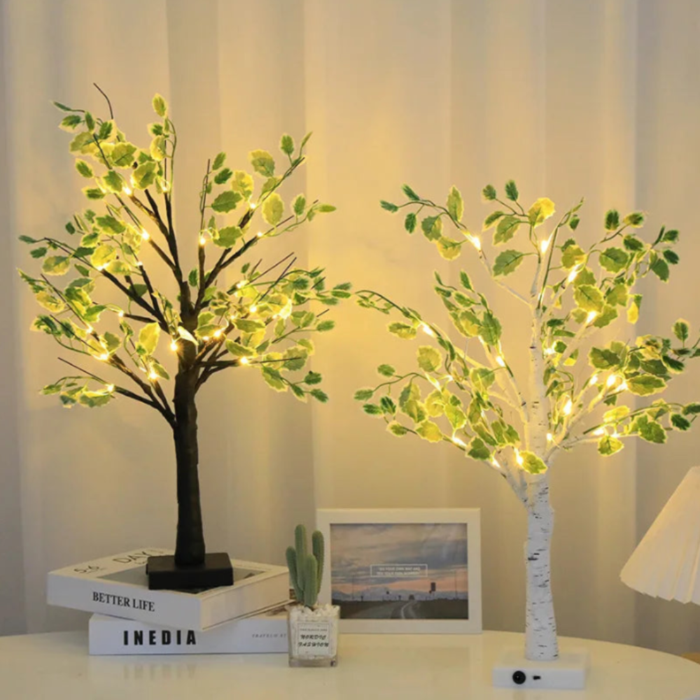 Birkalux™ | LED Birkenbaum-Lichterlampe