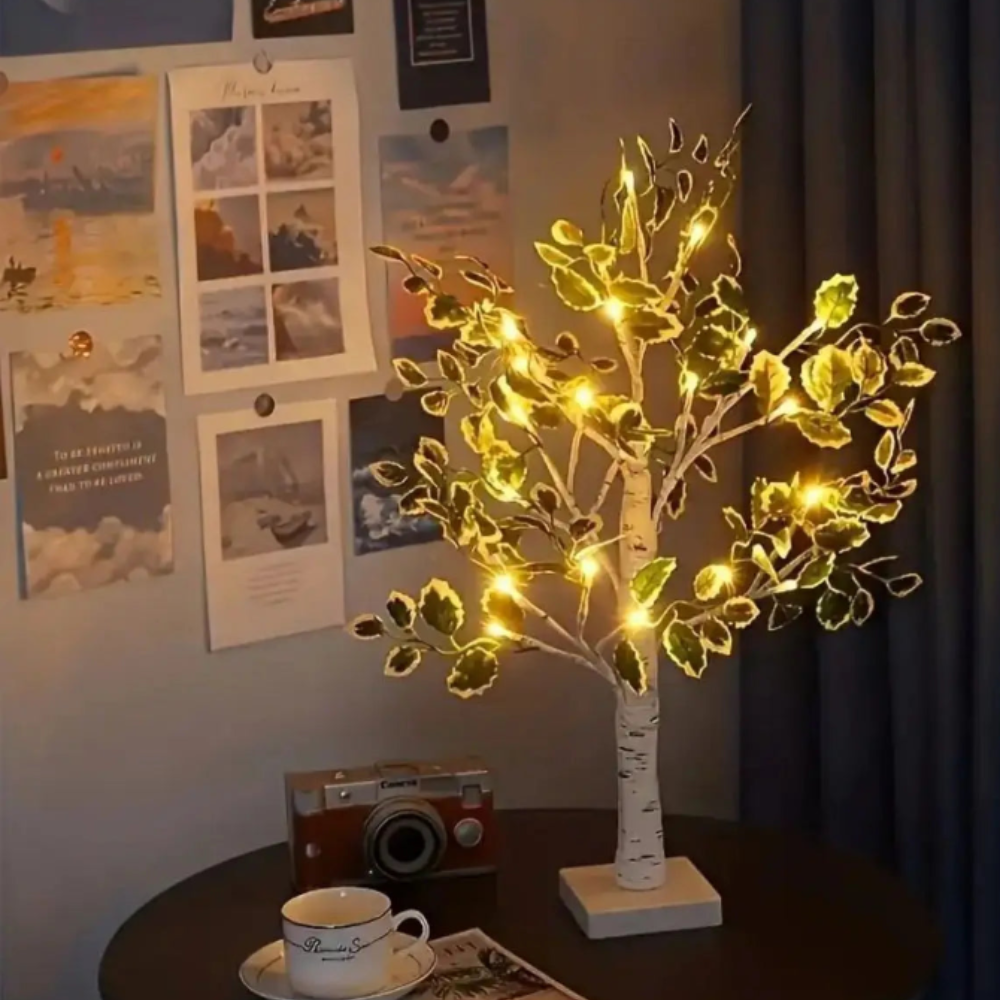 Birkalux™ | LED Birkenbaum-Lichterlampe