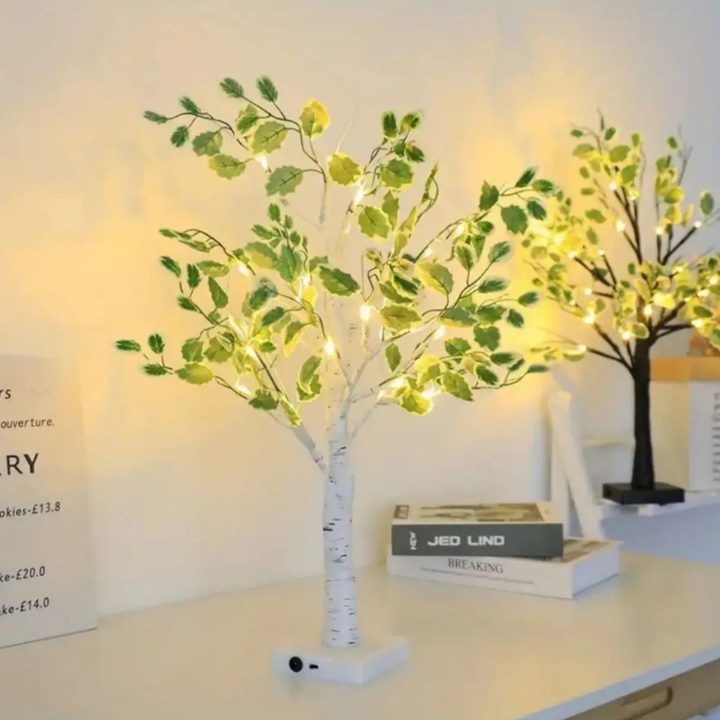 Birkalux™ | LED Birkenbaum-Lichterlampe
