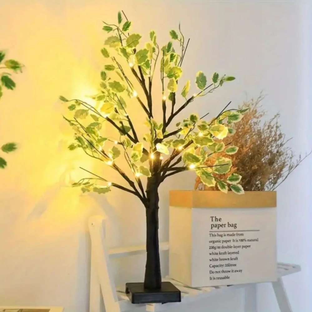 Birkalux™ | LED Birkenbaum-Lichterlampe