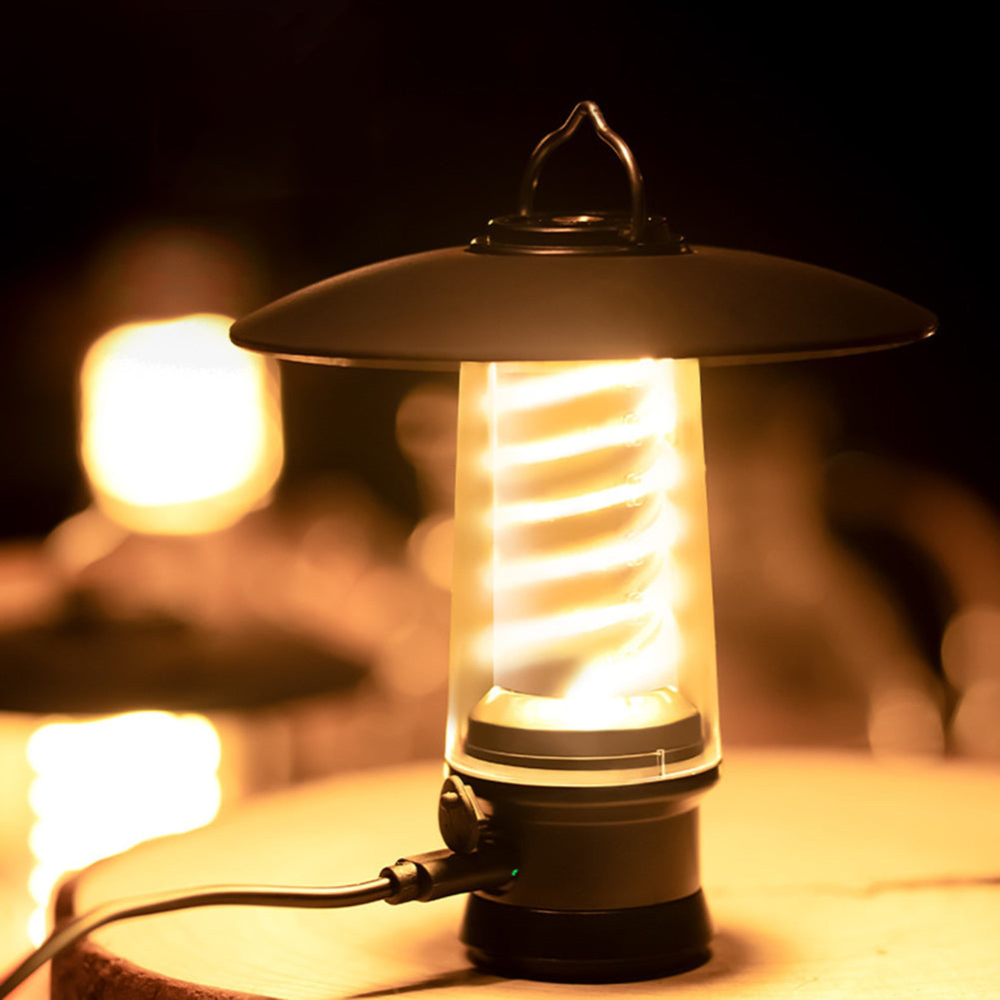 Retrovia™ | Vintage LED-Tischlampe Schwarz