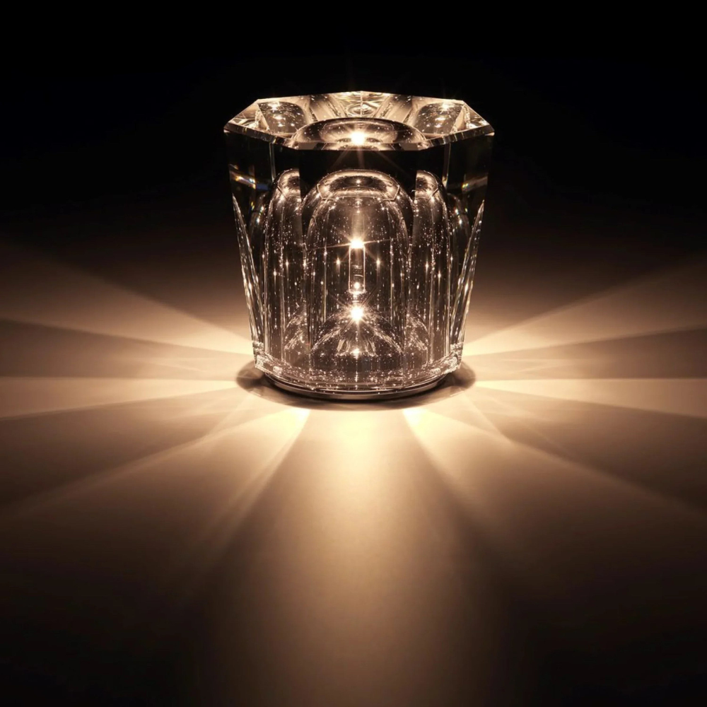 Crystalora™ | Kabellose Kristall-LED Tischlampe Decrux