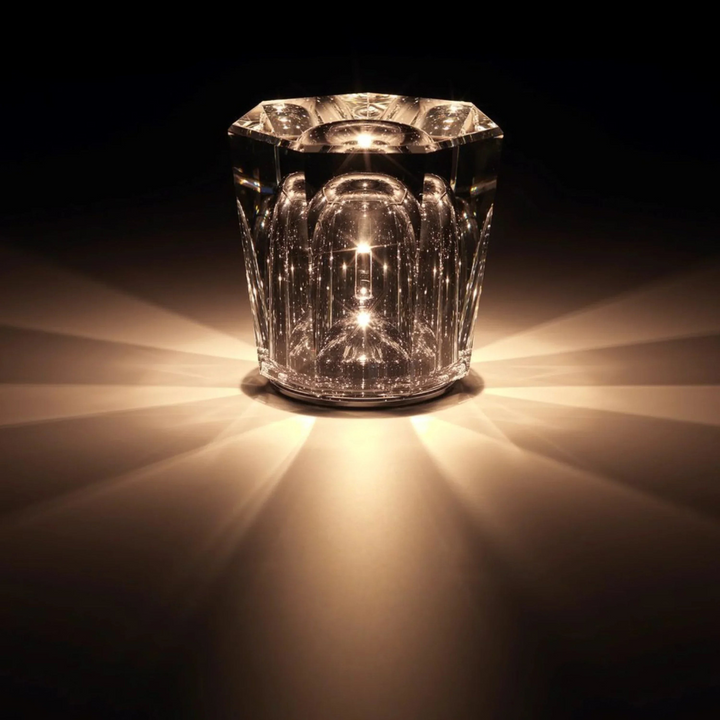 Crystalora™ | Kabellose Kristall-LED Tischlampe Decrux