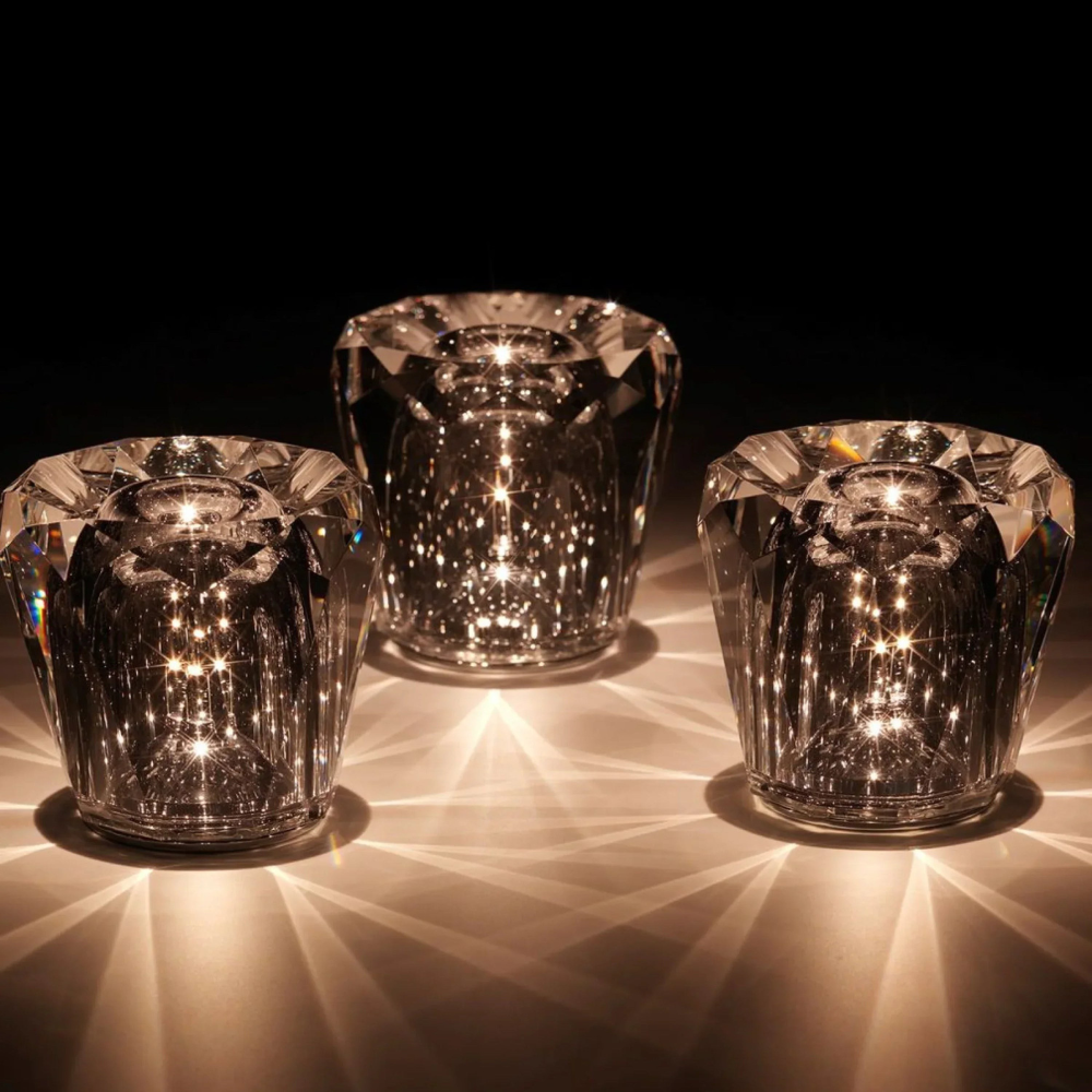 Crystalora™ | Kabellose Kristall-LED Tischlampe Acrux