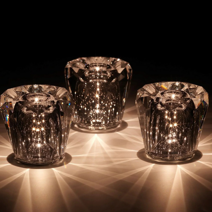 Crystalora™ | Kabellose Kristall-LED Tischlampe Acrux