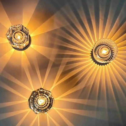 Lunaris™ | Stilvolle Ambientelampe aus Kristallglas