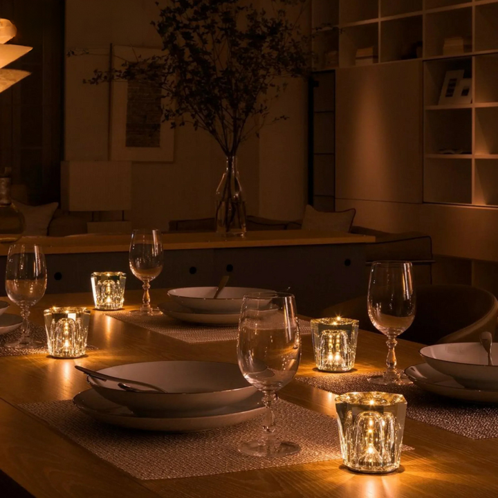 Crystalora™ | Kabellose Kristall-LED Tischlampe