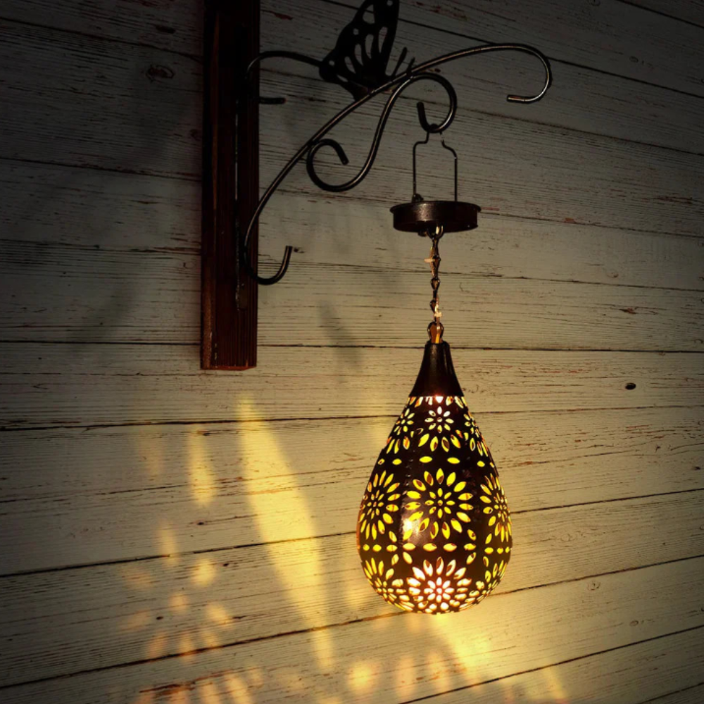 Orientara™ | Orientalische Solar-Hängelampe Bronze