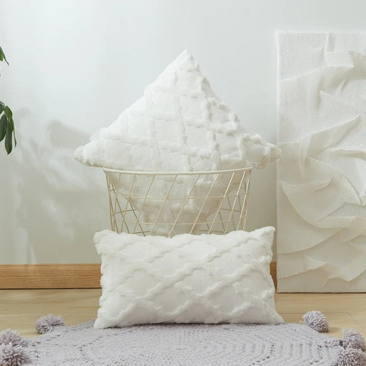 Gewebter Boho-Samt-Kissenbezug – Ansicht 10