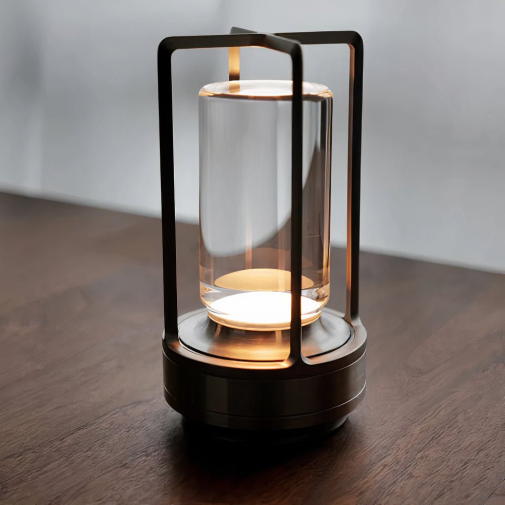 Ambelux™ | Kabellose LED-Ambientelampe Schwarz