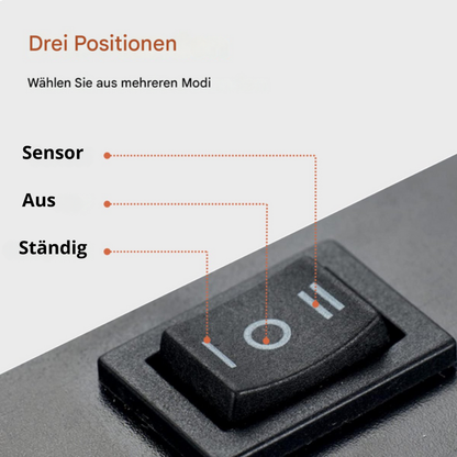 LED Wandleuchte Up & Down – Moderne Außen- & Innenwandleuchte, Warmweiß, Aluminium, Energiesparend