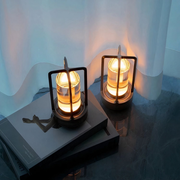 Lunora™ | Crystal Table Lamp with Touch