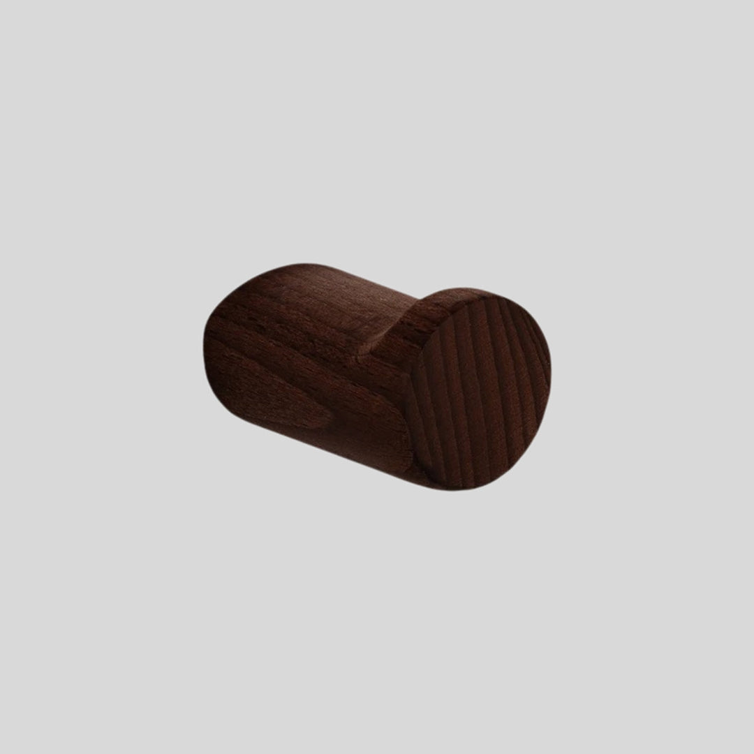 Minimalistischer Haken aus Buche