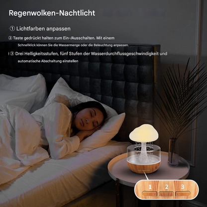 Mistelle™ | Leuchtende Aromawolke mit Regentropfen