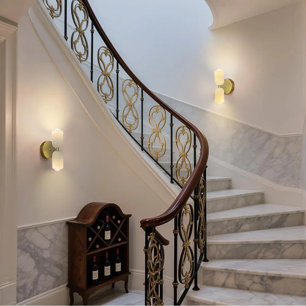 Moderne Up & Down Wandleuchte – Design Wandlampe für Innen | Warmes Licht für Wohnzimmer & Flur