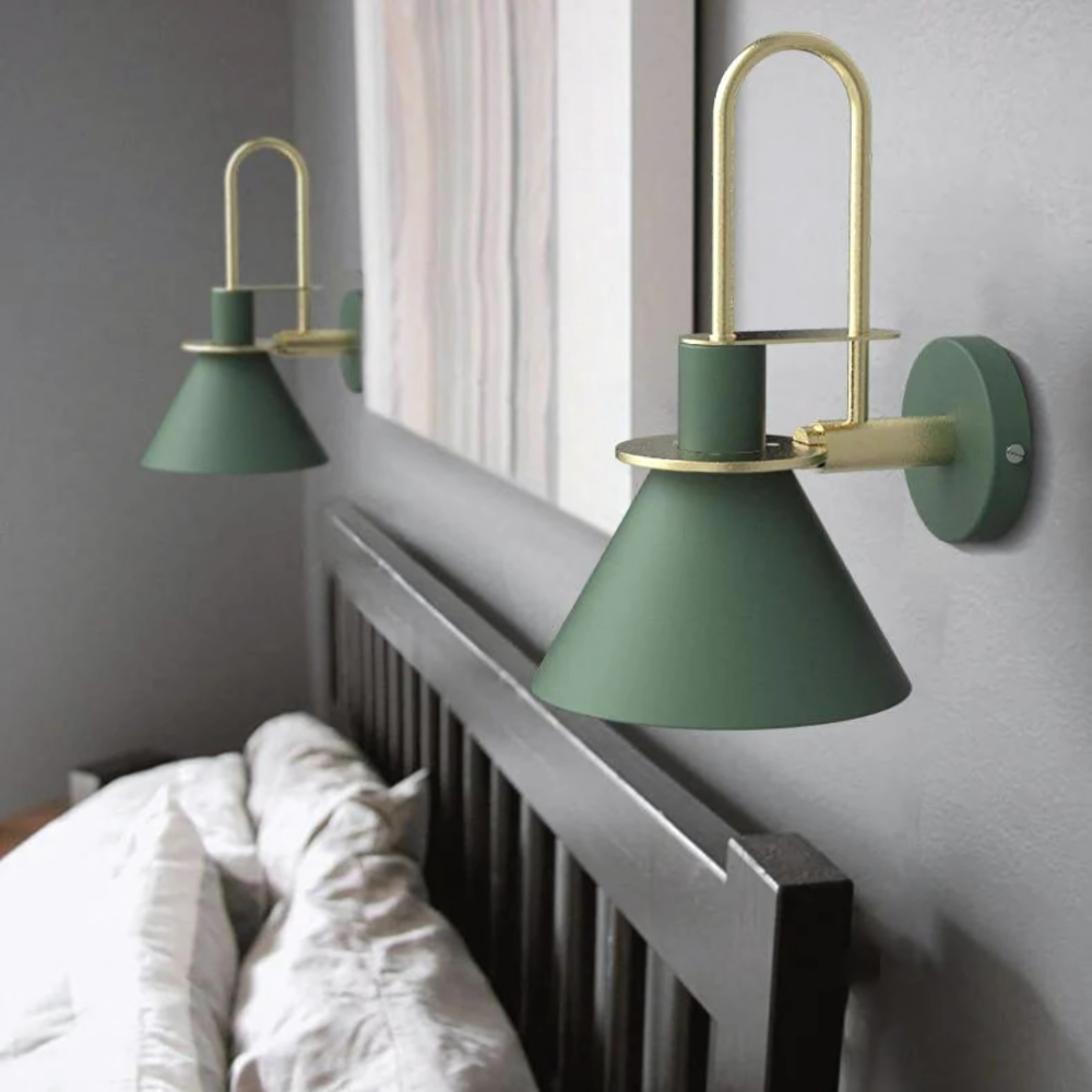 Scandora™ | Skandinavische Design-Wandleuchte Grün