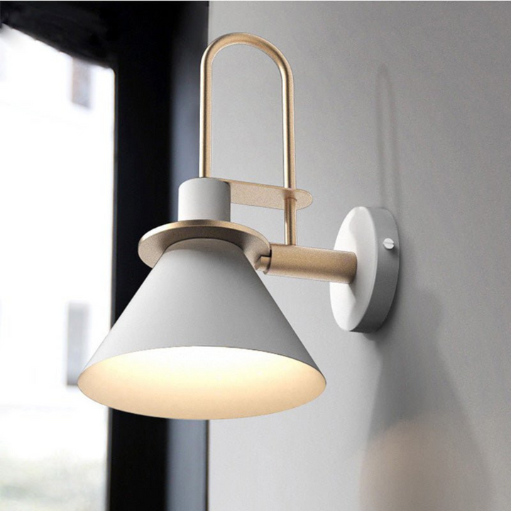 Scandora™ | Skandinavische Design-Wandleuchte Weiß