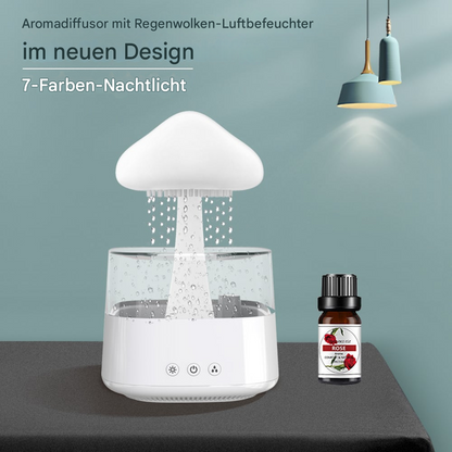 Nimbu™ | Beruhigende Regenlampe mit Duftfunktion