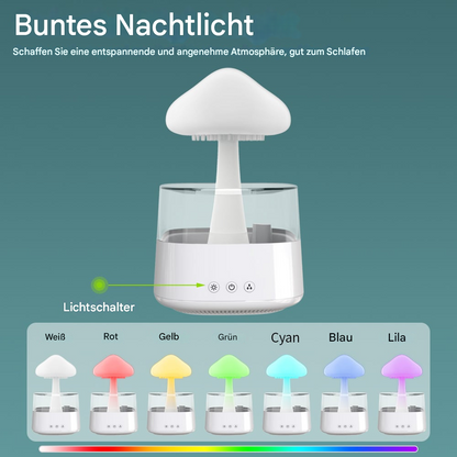 Nimbu™ | Beruhigende Regenlampe mit Duftfunktion