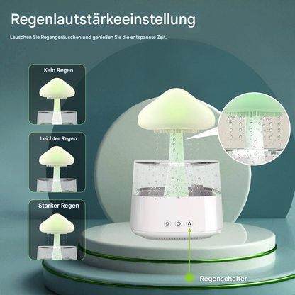 Nimbu™ | Beruhigende Regenlampe mit Duftfunktion