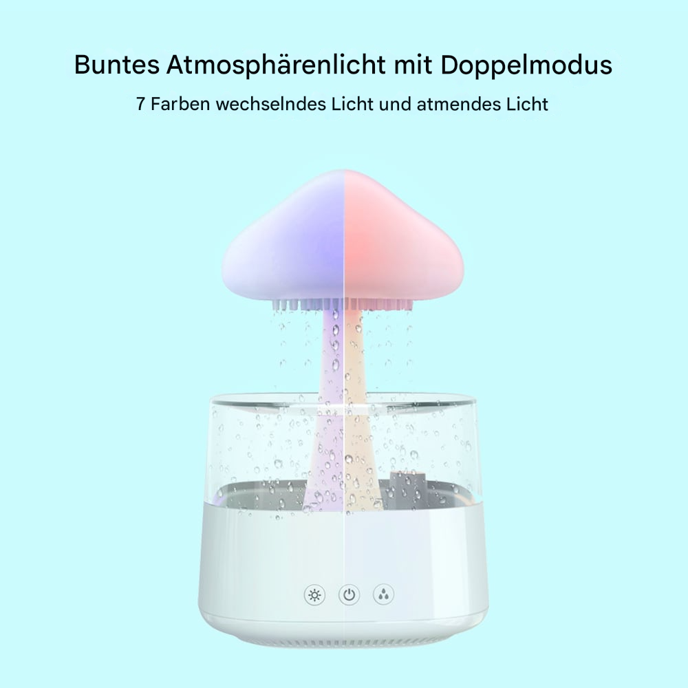 Nimbu™ | Beruhigende Regenlampe mit Duftfunktion