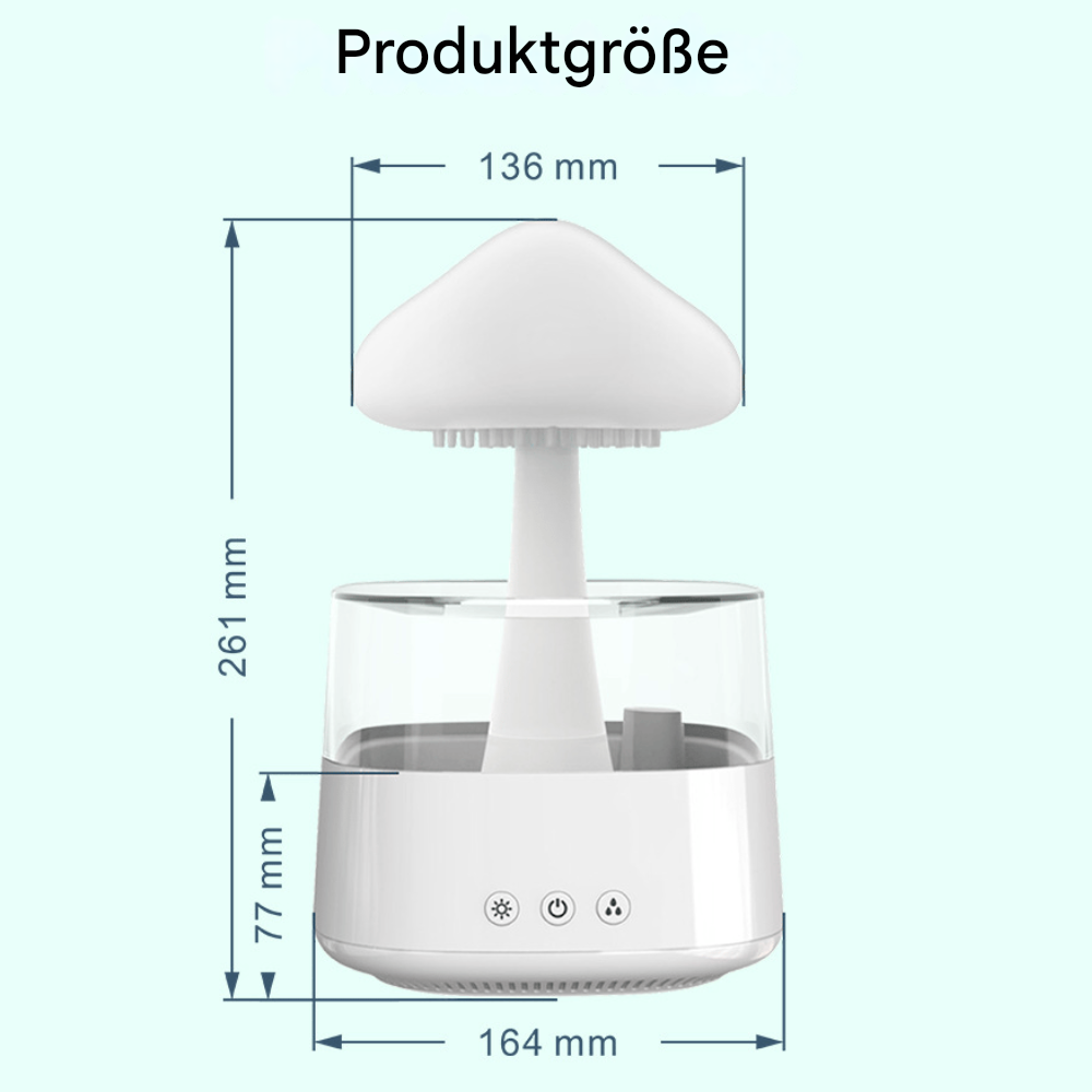 Nimbu™ | Beruhigende Regenlampe mit Duftfunktion