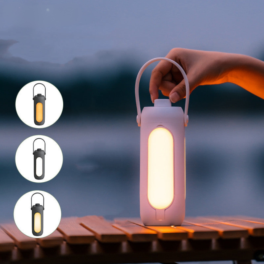 Nomira™ | Tragbare Campinglampe mit Powerakku