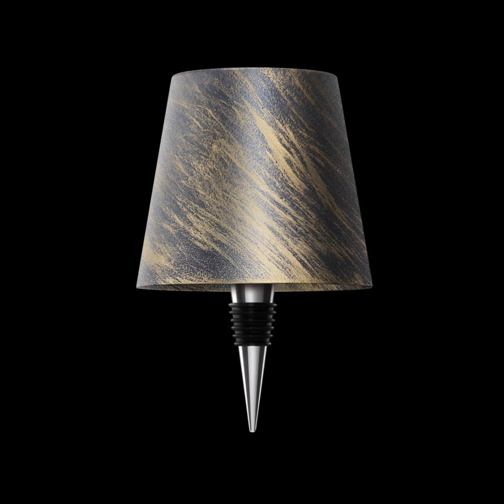 Lumévo™ | Kabellose LED-Akku Tischlampe Schwarz &amp; Gold