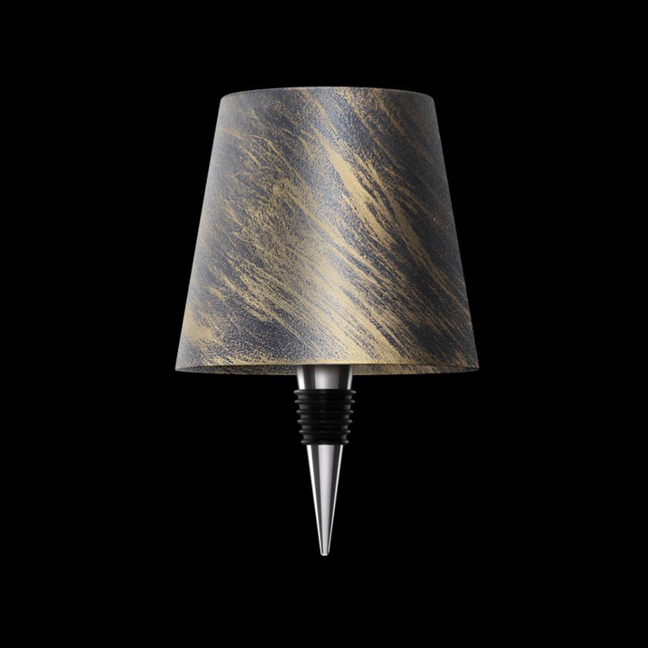 Lumévo™ | Kabellose LED-Akku Tischlampe Schwarz &amp; Gold