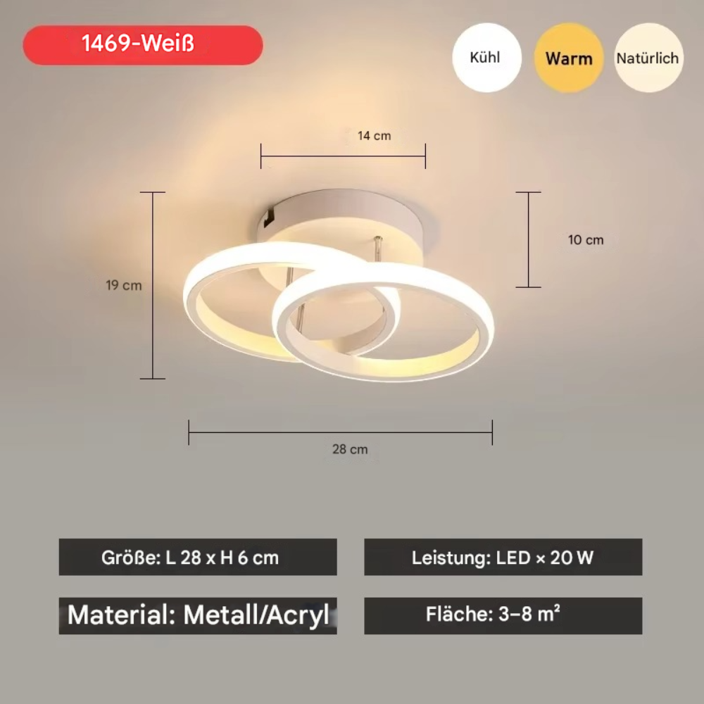 Luméora™ | Dimmbare LED-Deckenleuchte