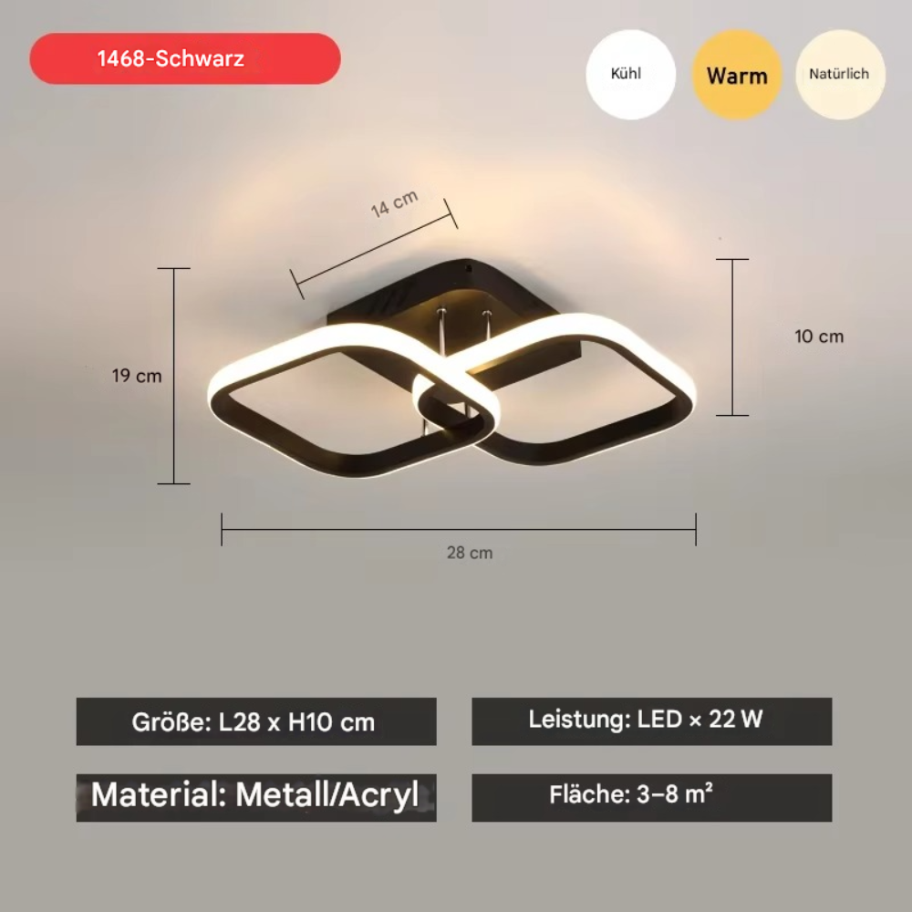 Luméora™ | Dimmbare LED-Deckenleuchte